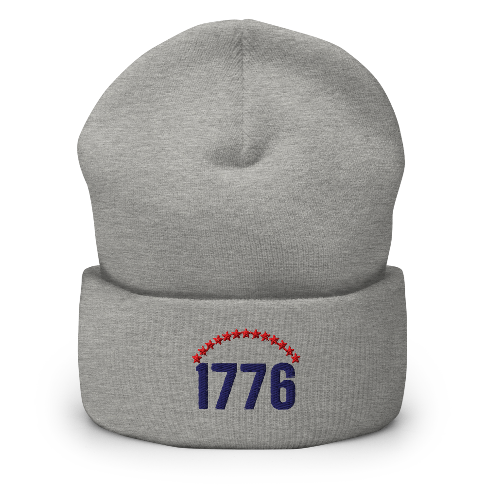1776 thirteen stars beanie — Size: One size, Color: Navy