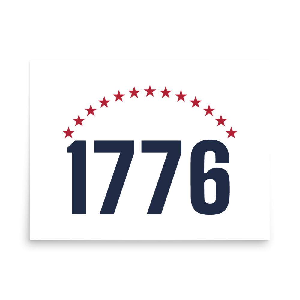 1776 thirteen stars poster — Size: 11″×14″