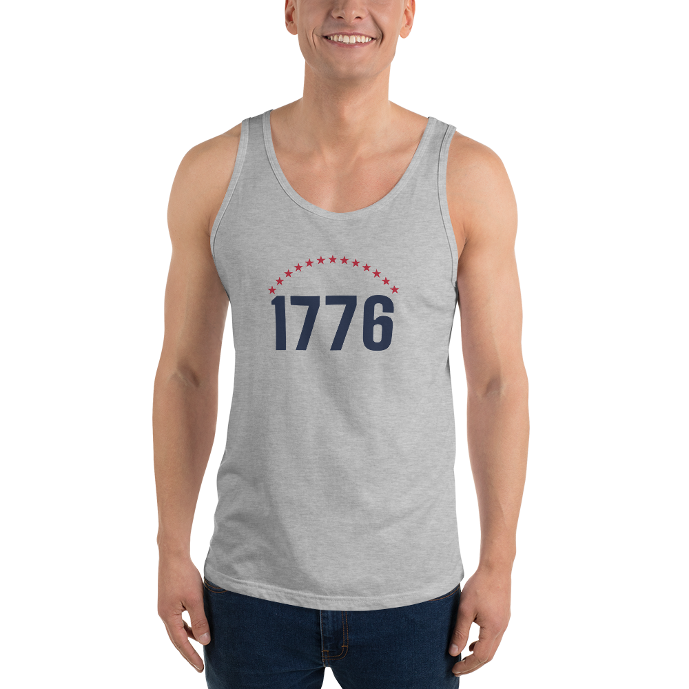 1776 thirteen stars tank top — Color: Navy, Size: XL