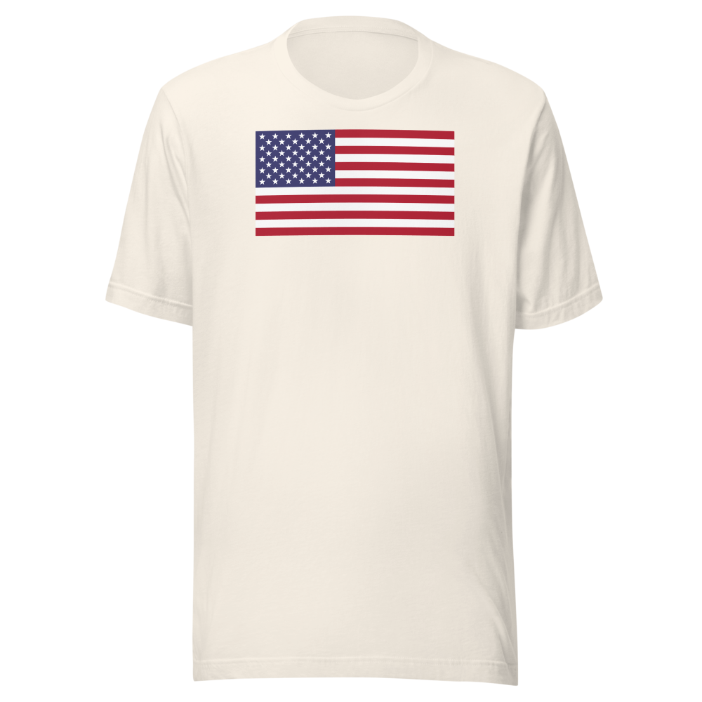 American flag tee — Size: S, Color: Navy