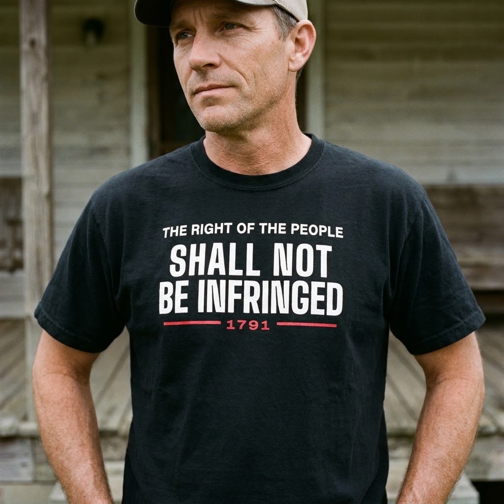 Shall not be infringed heavyweight tee — Size: 3XL, Color: True Navy