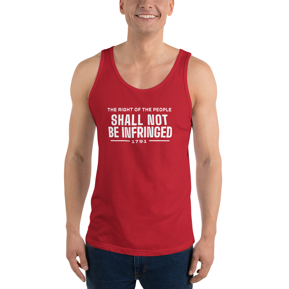 Shall not be infringed tank top — Size: 2XL, Color: Navy