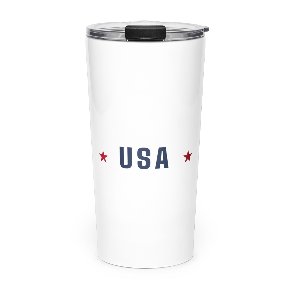 USA star tumbler — Size: 20oz, Color: White