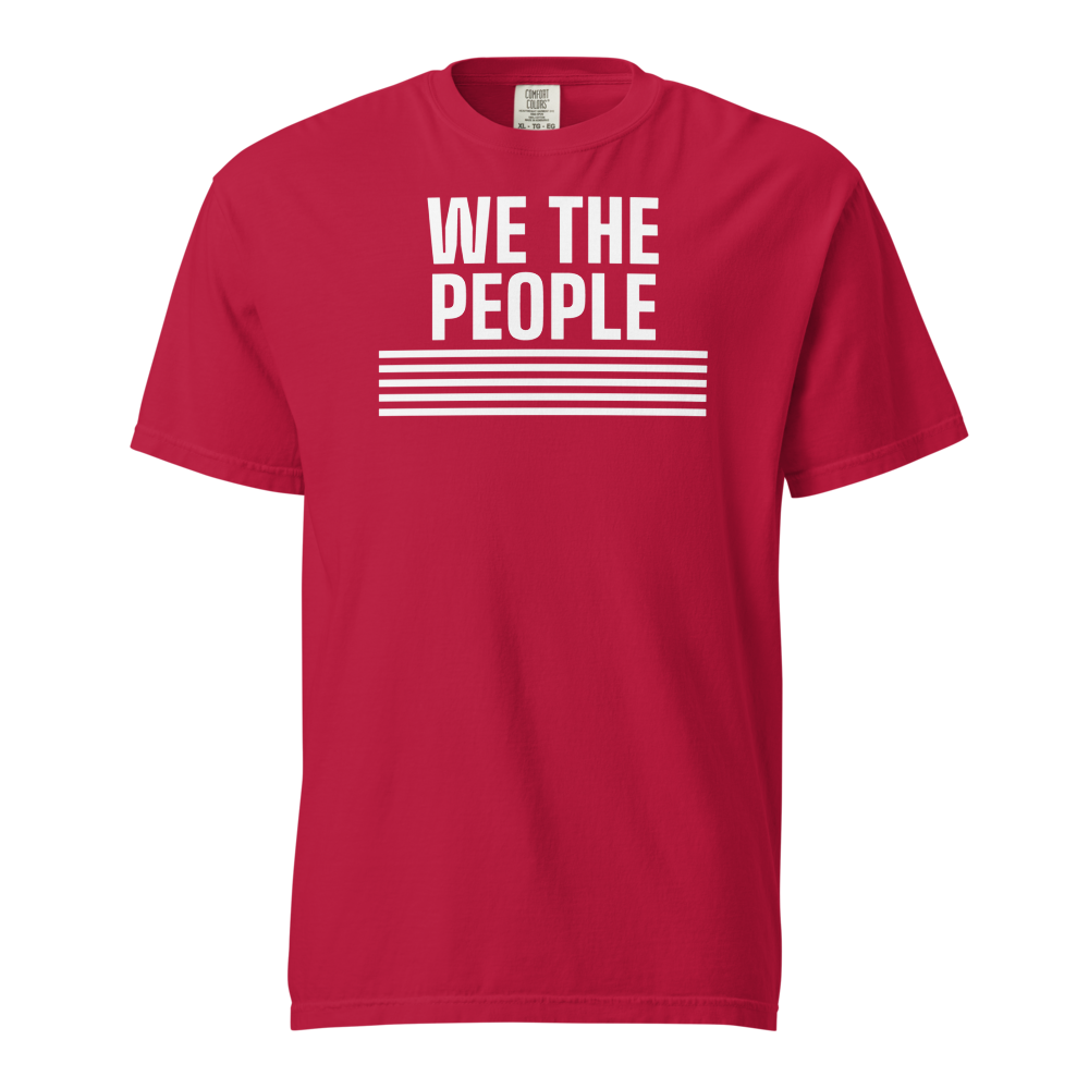 We the People heavyweight tee — Size: XL, Color: True Navy