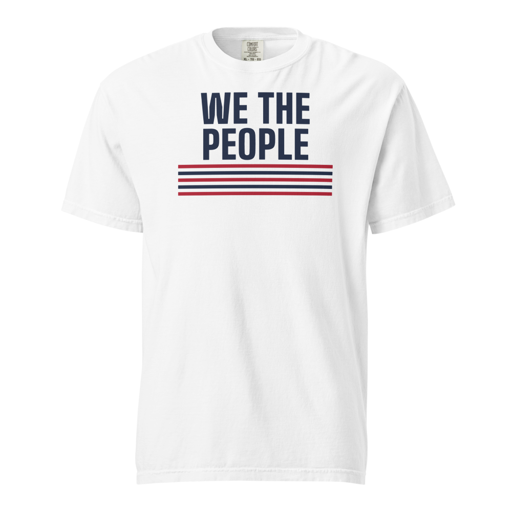 We the People heavyweight tee — Size: L, Color: Black