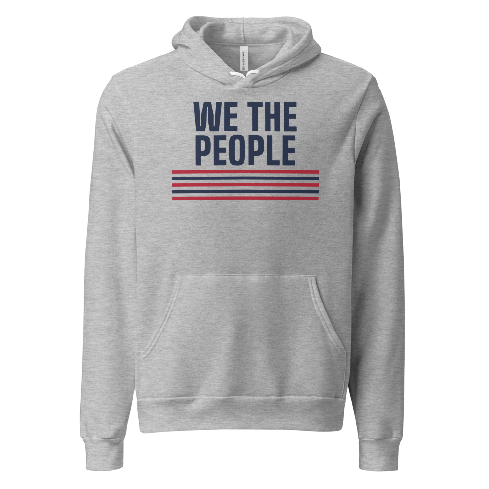 We the People hoodie — Size: S, Color: Maroon