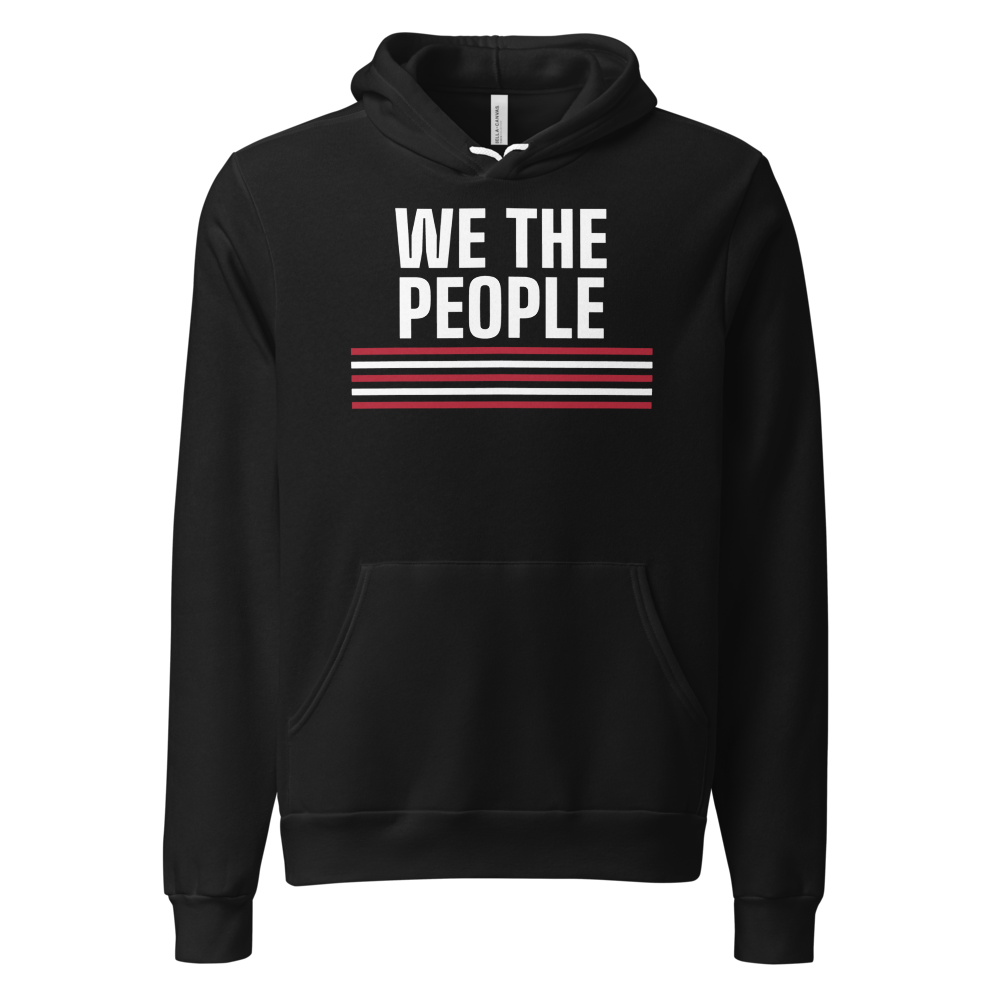 We the People hoodie — Size: S, Color: Athletic Heather
