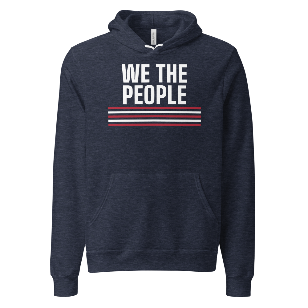 We the People hoodie — Size: 2XL, Color: Black