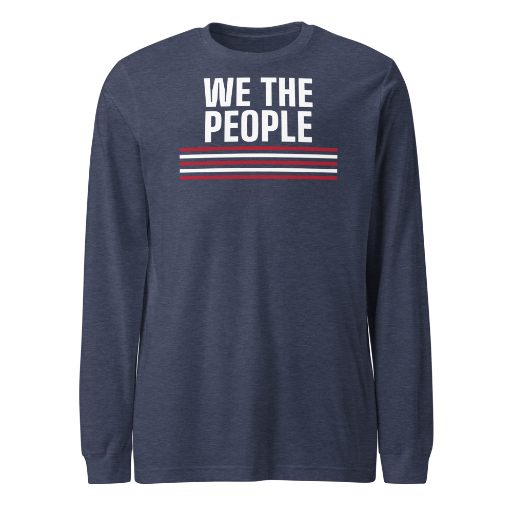 We the People long-sleeve tee — Size: XL, Color: Red