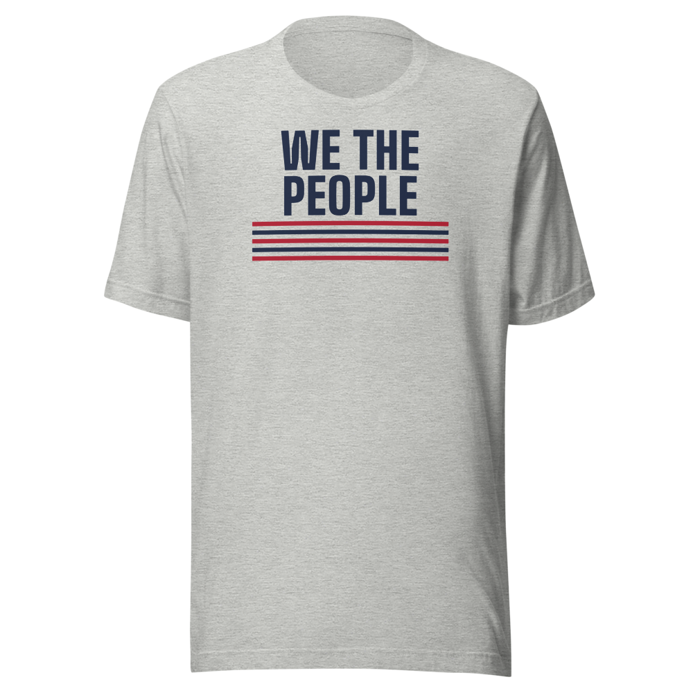 We the People tee — Size: L, Color: Heather Navy