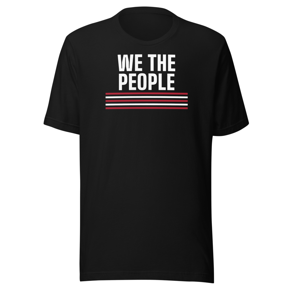 We the People tee — Size: M, Color: Black