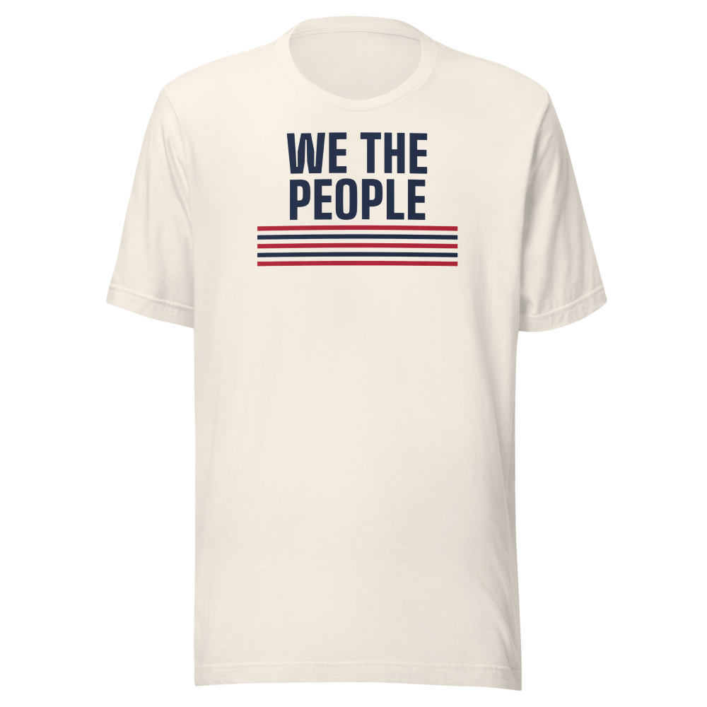 We the People tee — Size: S, Color: Heather Red