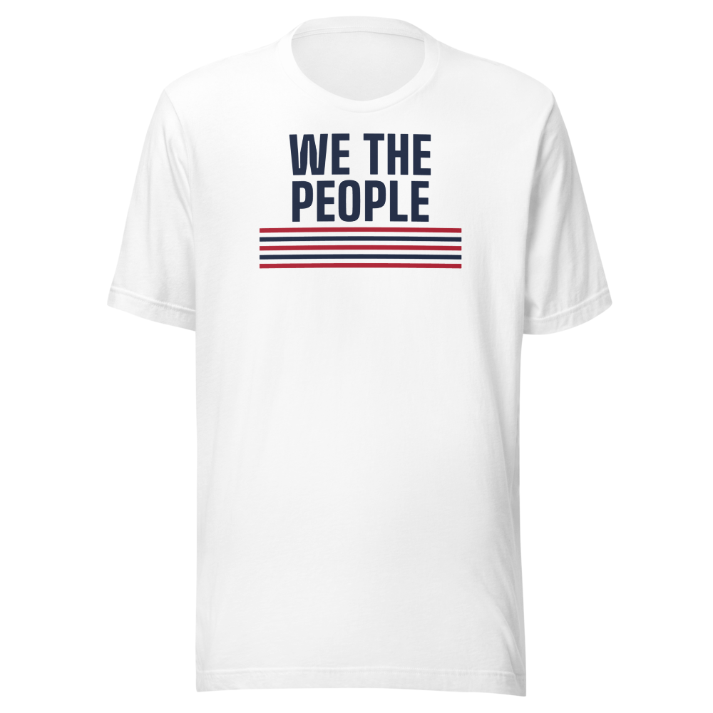 We the People tee — Size: M, Color: Navy
